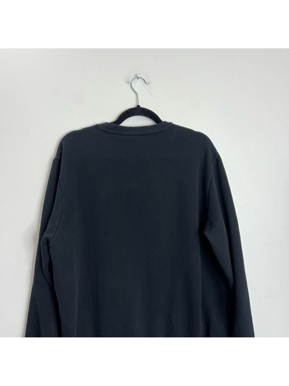 PUMA black spell out crew neck sweat shirt L - Picture 5 of 11
